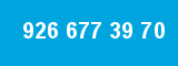 926 677 39 70 926 677 39 70